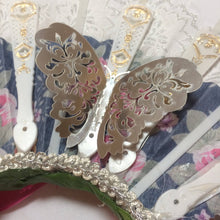 Load image into Gallery viewer, Maggie Devos-Pink Fan Flower Crown-One size, Fashion, Maggie Devos, Sacramento . Shop
