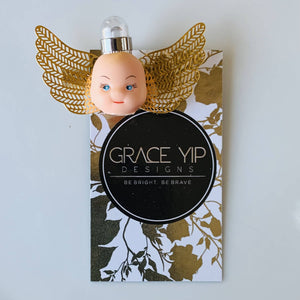 Grace Yip Designs - On the Wings of Love light up barrette, Jewelry, Grace Yip Designs, Atrium 916 - Sacramento.Shop