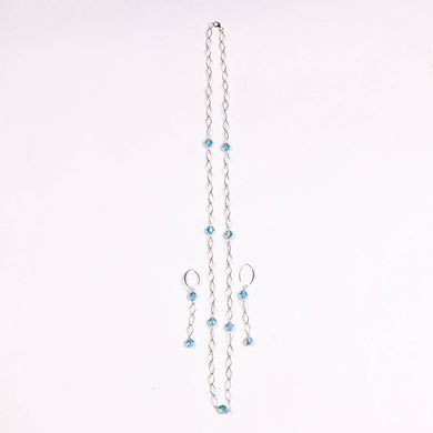 Lori Sparks- Sterling Diamond Shape Necklace & Earring Set, Jewelry, Sparks by Beadologie, Sacramento . Shop