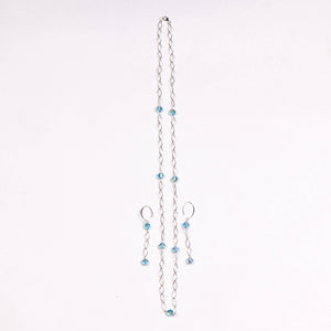 Lori Sparks- Sterling Diamond Shape Necklace & Earring Set, Jewelry, Sparks by Beadologie, Sacramento . Shop