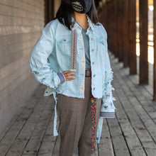 Load image into Gallery viewer, Grace Yip Designs - Fresh and Funky Frida Jean Jacket, Fashion, Grace Yip Designs, Sacramento . Shop
