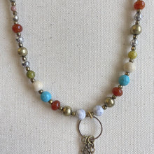 Load image into Gallery viewer, Jennifer Keller &quot;Light as a Feather&quot; Necklace Made With Salvaged Jewelry, Jewelry, Jennifer Laurel Keller Art, Atrium 916 - Sacramento.Shop
