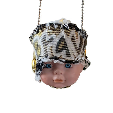 Grace Yip Designs- Be Brave baby doll necklace, Jewelry, Grace Yip Designs, Atrium 916 - Sacramento.Shop