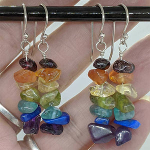 Arcane Moon - Rainbow / Pride Gemstone Earring, Jewelry, Arcane Moon, Atrium 916 - Sacramento.Shop
