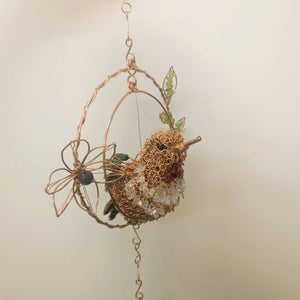 Turner Creations - Hanging Hummingbird Sculpture, Home Decor, Stone Turner Creations, Atrium 916 - Sacramento.Shop