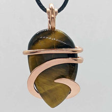 Load image into Gallery viewer, Arcane Moon - Copper Wrapped Tigereye Pendant, Jewelry, Arcane Moon, Atrium 916 - Sacramento.Shop
