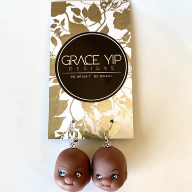 Grace Yip Designs- Friendship baby doll earring, Jewelry, Grace Yip Designs, Atrium 916 - Sacramento.Shop