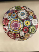 Load image into Gallery viewer, Paper Zen Designs - Medium 6” Rolled Coiled Magazine Bowl Multi-color, Home Decor, Paper Zen Designs, Atrium 916 - Sacramento.Shop
