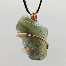 Load image into Gallery viewer, Arcane Moon - Cold forged Copper Wrapped Aventurine Pendant, Jewelry, Arcane Moon, Atrium 916 - Sacramento.Shop
