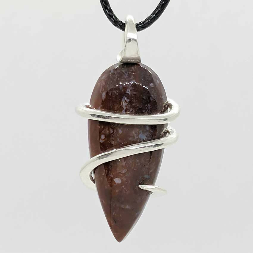 Arcane Moon - Sterling Silver Wrapped Aragonite Pendant, Jewelry, Arcane Moon, Atrium 916 - Sacramento.Shop