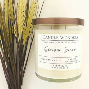 Candle Wonders - Seasonal - Ginger Spice, Wellness & Beauty, Candle Wonders, Atrium 916 - Sacramento.Shop