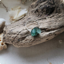 Load image into Gallery viewer, Island Girl Art - Natural Stone Ring - Green Aventurine, Jewelry, Island Girl Art by Rhean, Atrium 916 - Sacramento.Shop
