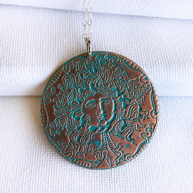 Joyce Pierce- Medusa Pendant, Jewelry, Joyce Pierce, Atrium 916 - Sacramento.Shop