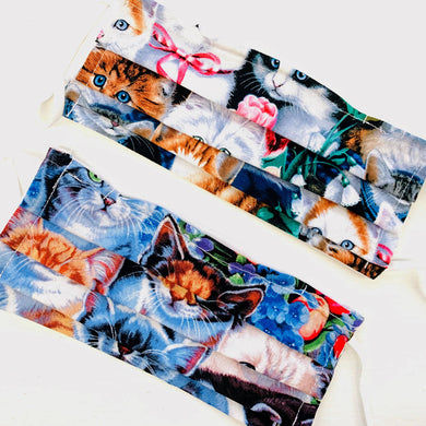 Jean Stone - Kittens in The Garden Pleated Mask - Sacramento . Shop