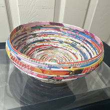Load image into Gallery viewer, Paper Zen Designs - Rolled Upcycled Magazine Paper Container, Home Decor, Paper Zen Designs, Atrium 916 - Sacramento.Shop
