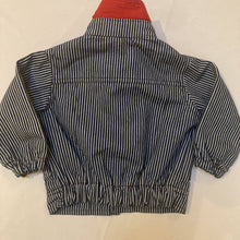 Load image into Gallery viewer, Maggie Devos - Children&#39;s Striped denim jacket set with Monkey patches -Size 18 mos., Fashion, Maggie Devos, Atrium 916 - Sacramento.Shop
