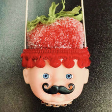 Load image into Gallery viewer, Grace Yip Designs-Strawberry Dude baby head necklace, Jewelry, Grace Yip Designs, Atrium 916 - Sacramento.Shop
