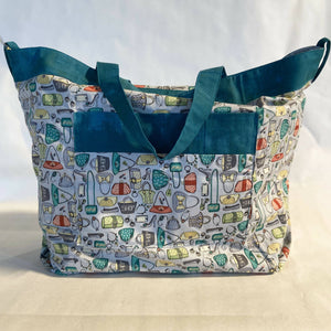 Shop for Hope - "Shop-Ortunity" Foldable Tote Bag, Bags, Shop For Hope, Atrium 916 - Sacramento.Shop