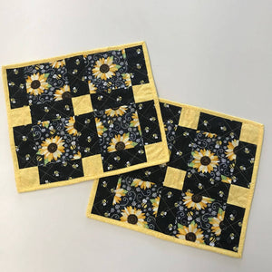 Shop For Hope - "Sunflower & Bees" Placemats and Table Runner, Home Decor, Shop For Hope, Atrium 916 - Sacramento.Shop