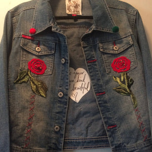 Maggie Devos - Viva la Frida jean jacket - Size M, Fashion, Maggie Devos, Sacramento . Shop