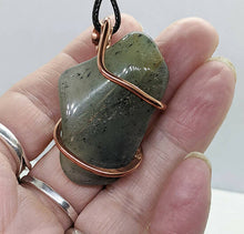 Load image into Gallery viewer, Arcane Moon - Cold forged Copper Wrapped Aventurine Pendant, Jewelry, Arcane Moon, Atrium 916 - Sacramento.Shop
