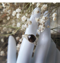 Load image into Gallery viewer, Island Girl Art - Wire Wrapped Ring- Silver Tiger&#39;s Eye, Jewelry, Island Girl Art by Rhean, Atrium 916 - Sacramento.Shop
