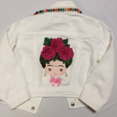 Maggie Devos - Childs Frida - White jean jacket - Size 2T, Fashion, Maggie Devos, Sacramento . Shop