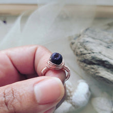 Load image into Gallery viewer, Island Girl Art - Wire Wrapped Ring- Purple Geode, Jewelry, Island Girl Art by Rhean, Atrium 916 - Sacramento.Shop
