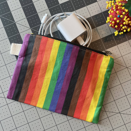 Maria Canta - Rainbow Pride Organizer Pouch, Bags, Maria Canta, Sacramento . Shop