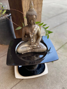 Siddharthas Garden- Brown and Black Buddha, Outdoor & Garden, Siddhartha’s Garden, Atrium 916 - Sacramento.Shop