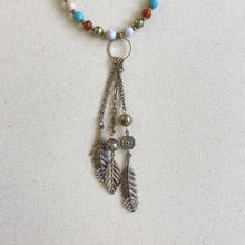 Load image into Gallery viewer, Jennifer Keller &quot;Light as a Feather&quot; Necklace Made With Salvaged Jewelry, Jewelry, Jennifer Laurel Keller Art, Atrium 916 - Sacramento.Shop
