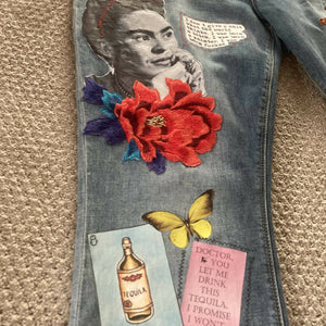 Maggie Devos - Frida Embellished Jeans - Size 16 W, Fashion, Maggie Devos, Atrium 916 - Sacramento.Shop
