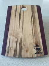 Load image into Gallery viewer, WCS Designs- Ambrosia Maple Charcuterie board with Red Heart, Kitchen &amp; Dishware, WCS Designs, Atrium 916 - Sacramento.Shop
