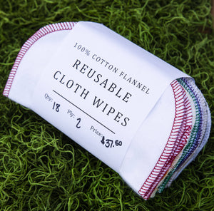 Miche Niche - 100% Cotton Flannel Reusable Cloth Wipes - Sacramento . Shop