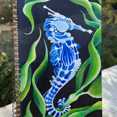 bubbles and bright colors - Blue Seahorse, Stationery, Bubbles and Bright Colors, Atrium 916 - Sacramento.Shop