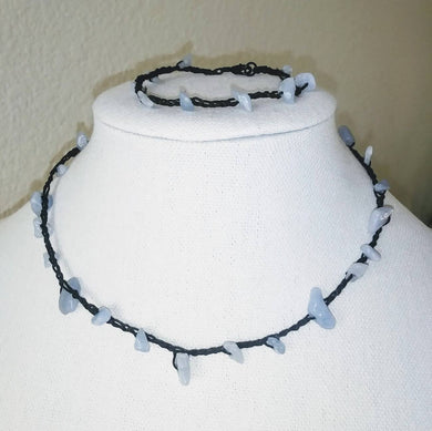 Creations by Jennie J Malloy - Aquamarine Necklace/Bracelet Set, Jewelry, Creations by Jennie J Malloy, Atrium 916 - Sacramento.Shop