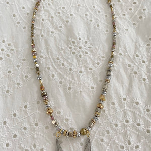 Jennifer Keller "Starfall" Necklace Made With Salvaged Jewelry, Jewelry, Jennifer Laurel Keller Art, Atrium 916 - Sacramento.Shop