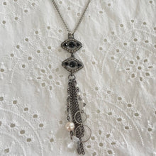 Load image into Gallery viewer, Jennifer Keller &quot;Midnight Magic&quot; Necklace Made With Salvaged Jewelry, Jewelry, Jennifer Laurel Keller Art, Atrium 916 - Sacramento.Shop
