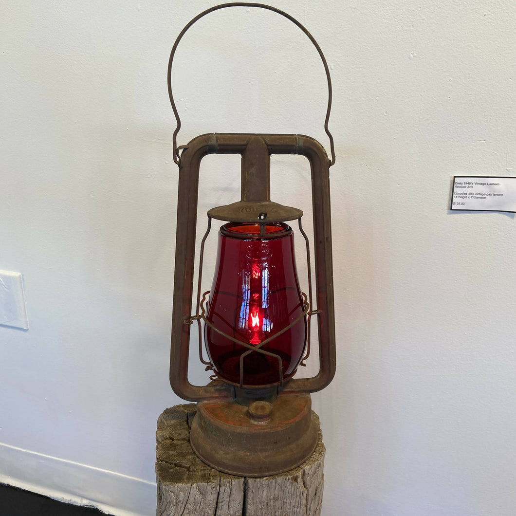 Recluse Arts - Dietz 1940’s Vintage Lantern, Furniture, Recluse Arts, Atrium 916 - Sacramento.Shop