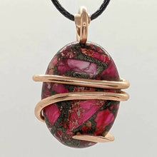 Load image into Gallery viewer, Arcane Moon - Copper Wrapped Sea Jasper Pendant, Jewelry, Arcane Moon, Atrium 916 - Sacramento.Shop
