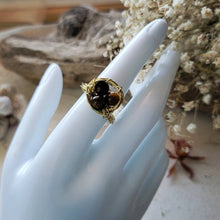 Load image into Gallery viewer, Island Girl Art - Wire Wrapped Ring- Tiger&#39;s Eye Nest, Jewelry, Island Girl Art by Rhean, Atrium 916 - Sacramento.Shop
