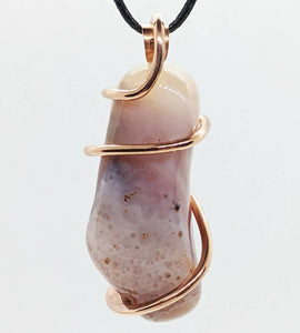 Arcane Moon - Cold forged Copper Wrapped Carnelian Agate Pendant, Jewelry, Arcane Moon, Atrium 916 - Sacramento.Shop