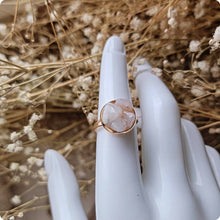 Load image into Gallery viewer, Island Girl Art - Natural Stone Ring - White Marble, Jewelry, Island Girl Art by Rhean, Atrium 916 - Sacramento.Shop
