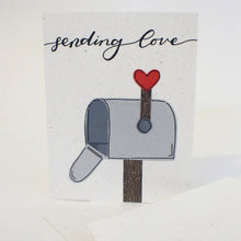 Load image into Gallery viewer, Handmade by Nicole - plantable sending love - greeting card, Stationery, Handmade By Nicole, Sacramento . Shop
