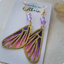 Load image into Gallery viewer, Island Girl Art - Upcycled Earrings- Fairy Wings, Jewelry, Island Girl Art by Rhean, Atrium 916 - Sacramento.Shop
