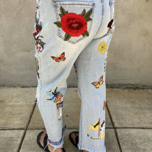 Maggie Devos - Embellished "Frida" jeans-Size 13/31, Fashion, Maggie Devos, Atrium 916 - Sacramento.Shop