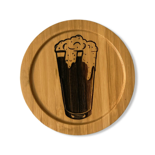 Nurelle Creations - Beer Bamboo Coaster, Kitchen & Dishware, Nurelle Creations, Atrium 916 - Sacramento.Shop