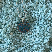 Load image into Gallery viewer, Joyce Pierce - Small Copper Medallion Pendants Hand Painted, Jewelry, Joyce Pierce, Atrium 916 - Sacramento.Shop
