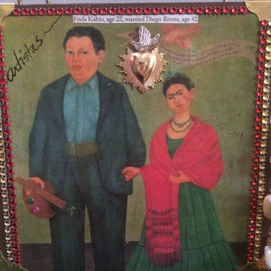 Maggie Devos = Decopage Tobacco box - Diego Y Frida, Bags, Maggie Devos, Sacramento . Shop