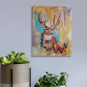 Edda Davila - Deer Spring16"x20", Wall Art, Edda Davila, Sacramento . Shop